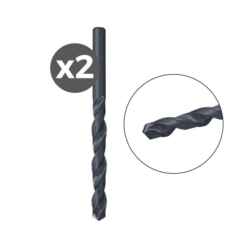 FISCHER Broca metálica HSS-R din 338, ø4,00 insensível às forças laterais, broca robusta com alta resistência à quebra, ótima extração de cavacos graças ao seu canal em forma de n, feito de aço HSS robusto, rolo forjado de acordo com din 338
