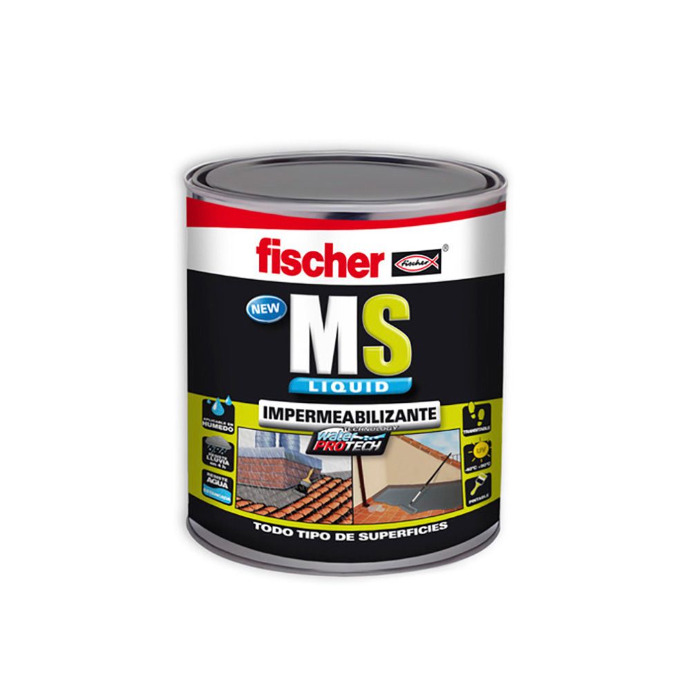 Impermeabilizante MS liquido cinza 1 kg próxima data de validade: 30/08/2026