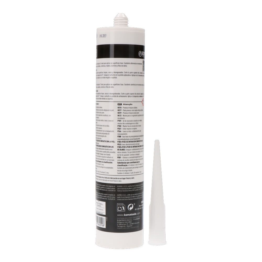 EDM Silicone antimofo ácido translúcido universal 280 ml - Image 2
