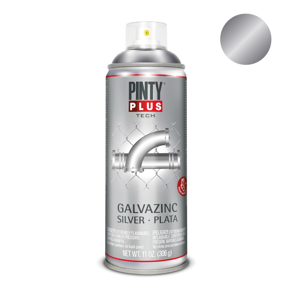 Spray galvanizado em frio prata