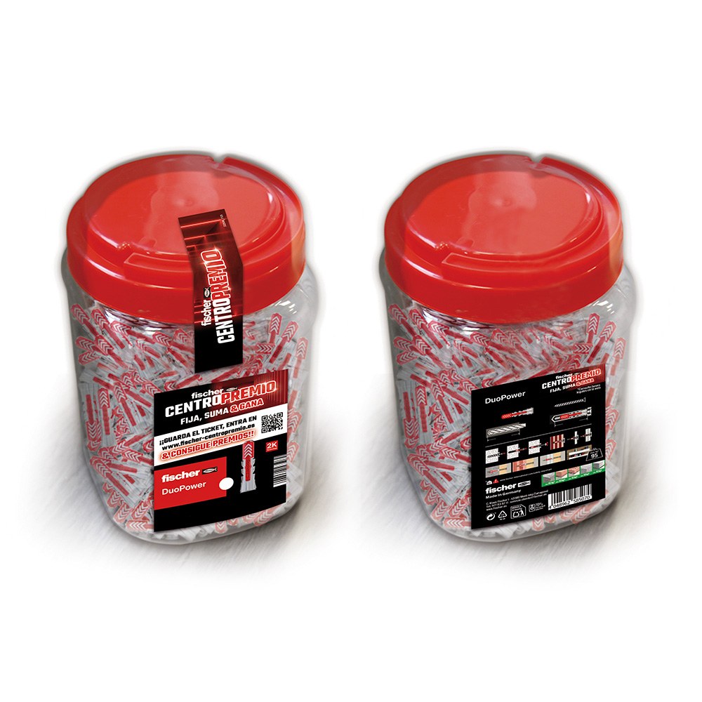 Taco duopower ø8 x 40 mm, bote 400 uds ***campaña centro premio para cliente final***
