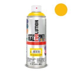 Tinta acrílica spray evolution 520 CC RAL 1023 amarelo trânsito 300 g
