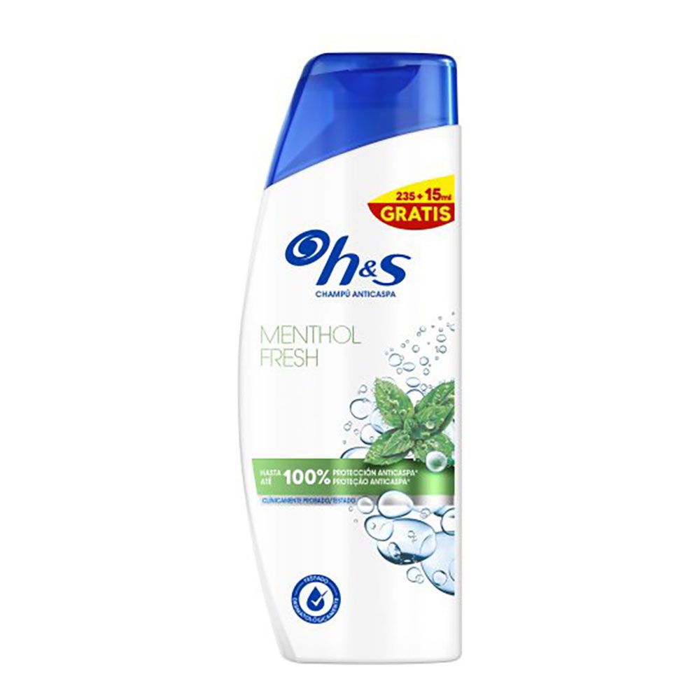 Champô anticaspa menthol fresh 235 + 15 ml