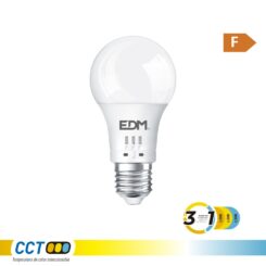 Lâmpada LED padrão A60 E27, 10 W, 932 LM, 3 CCT, Ø60 x 116 mm