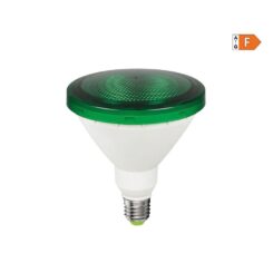 Par38 led e27 lâmpada 15w 1510lm luz verde ip64 ø12x13,8cm edm