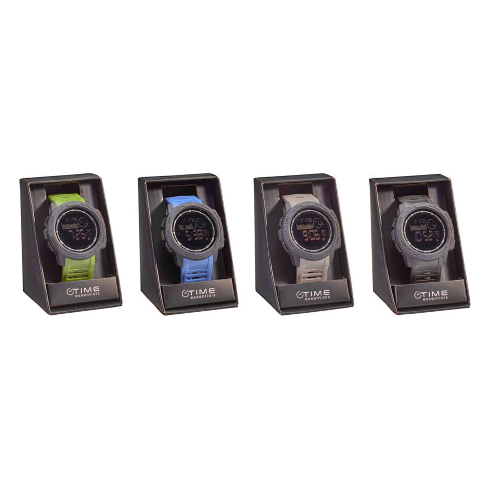 Relógio de pulso esportivo digital 4 cores sortidas