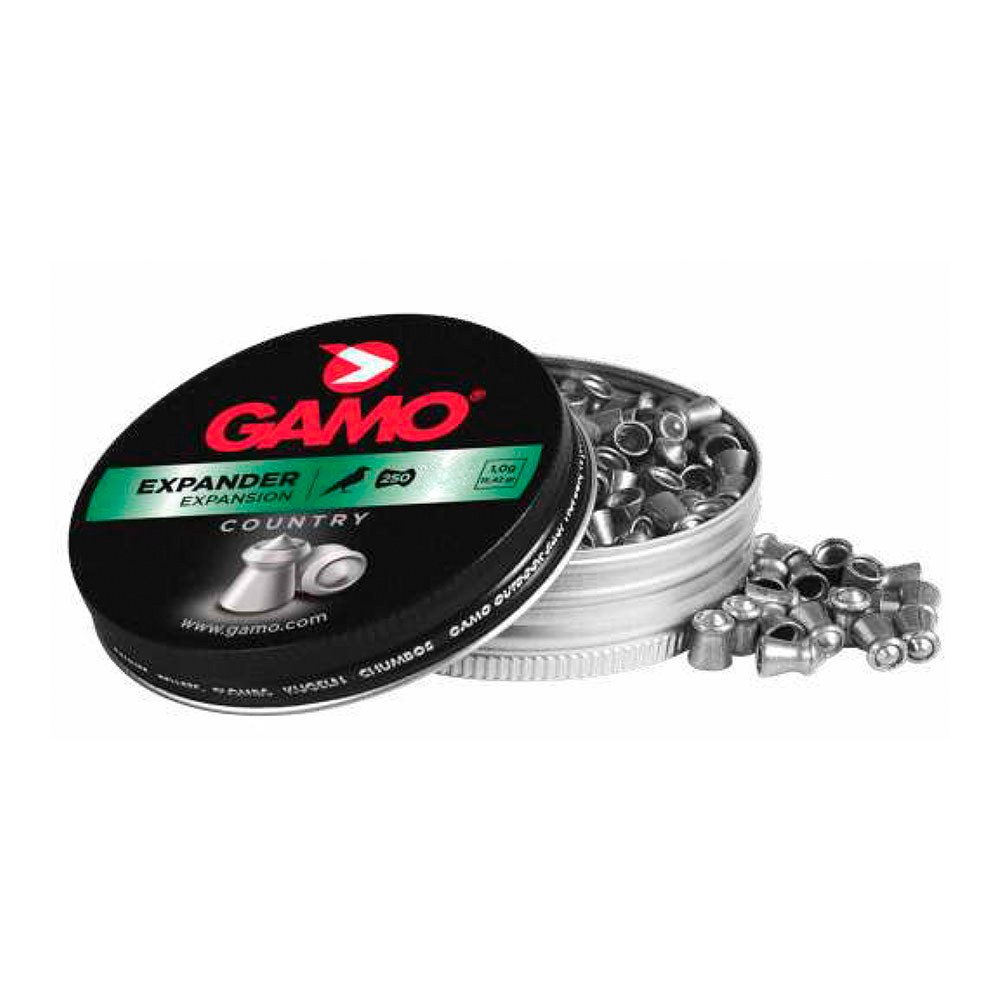 Chumbos expander expansion country, calibre 5,5 mm (.22), 1 g (15,42 GR), 250 unidades