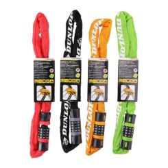 Cadeado de segurança Dunlop com fechadura numérica em diversas cores/modelos