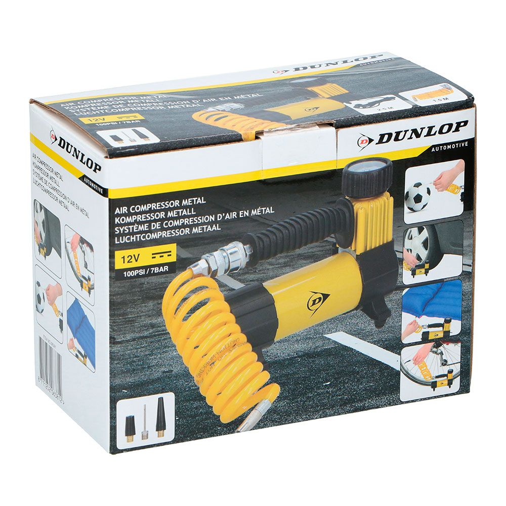 Compressor metálico para veículo 12V dunlop - Image 2