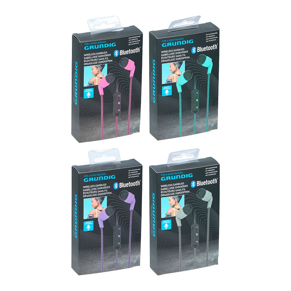 Auriculares desportivos bluetooth com microfone grundig cores / modelos diversos - Image 2
