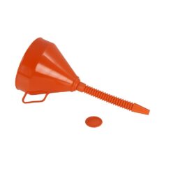Funil de plástico com bico flexível para transferência de líquidos, Ø240 mm