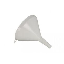 Funil de plástico com bico rígido para transferência de líquidos, Ø130 mm