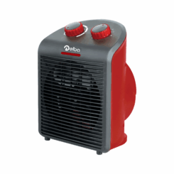 Termoventilador Vertical Vermelho e Preto