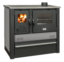 Fogão a Lenha com Forno Carolina Inox