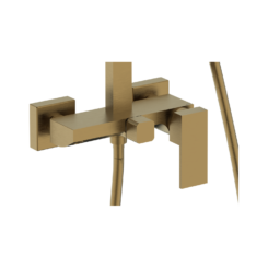 Conjunto de Duche Quadra Plus Ouro Velho