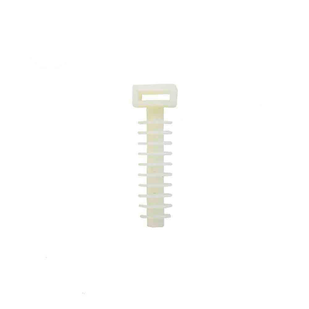 Bucha para abraçadeira branca N°8 25 unidades/blister embalada EDM