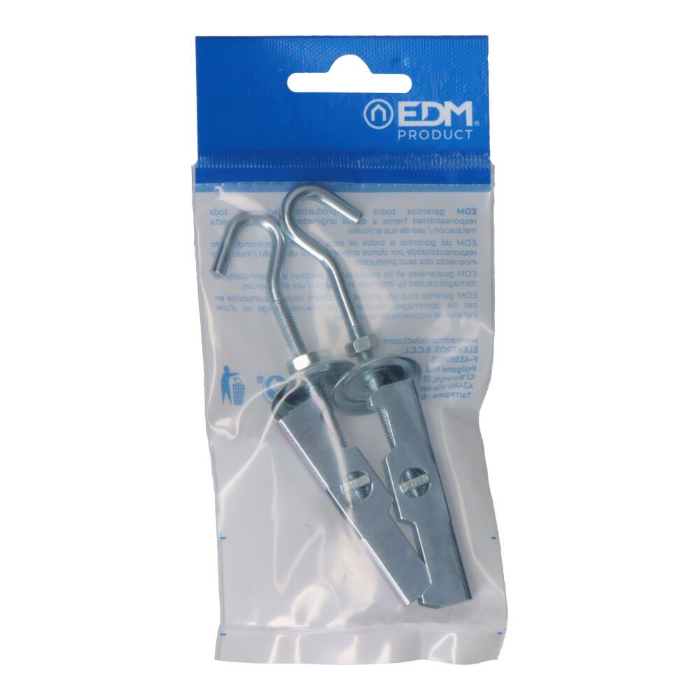 Bucha com mola basculante gancho M-5 (blister 2 unid.) - Image 2