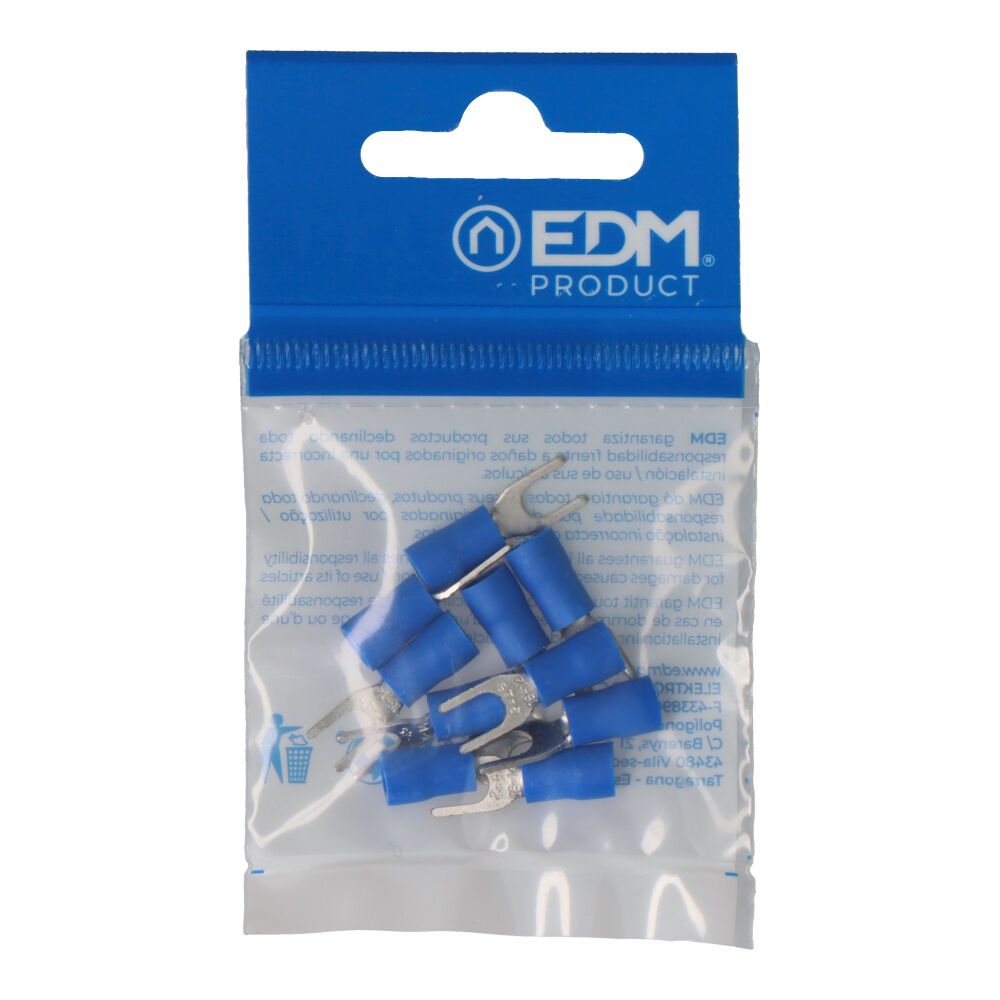 Terminal isolado forquilha PVC, blister 10 unidades - Image 2