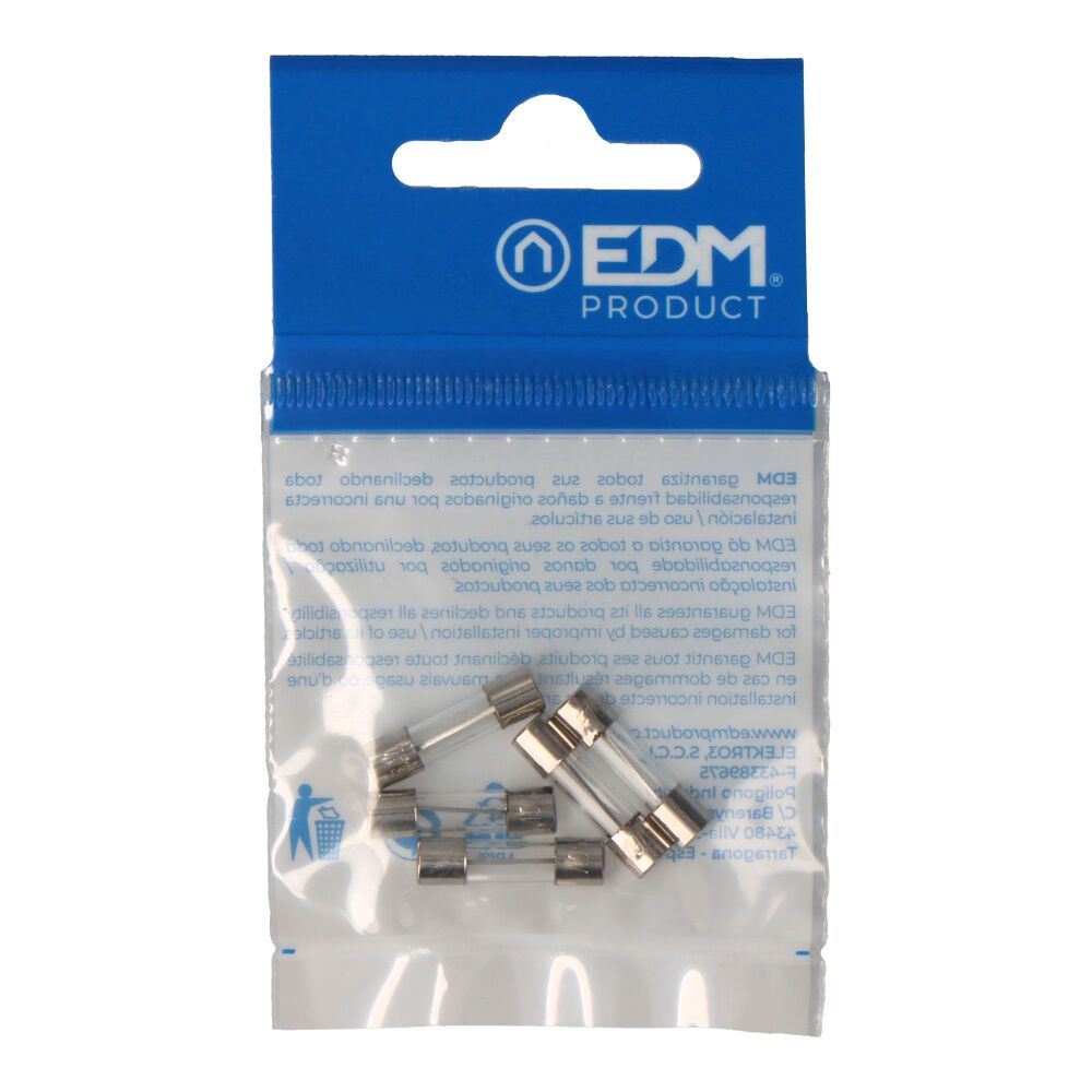 Fusível 5x20mm 16A EDM (embalado 5 unid.) - Image 2