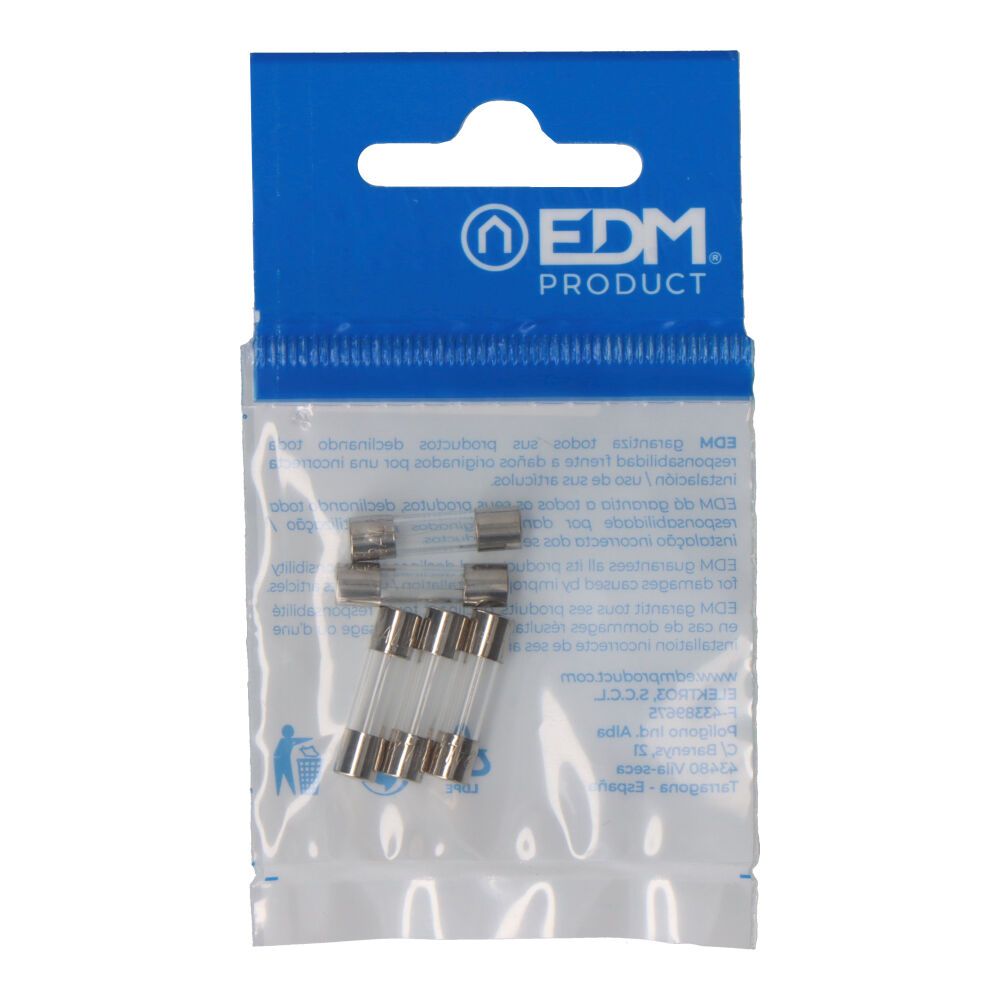Fusível 5x20mm 2A EDM (embalado 5 unid.) - Image 2