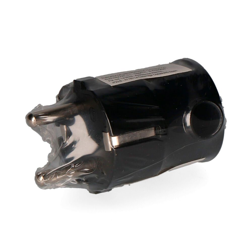 Ficha tipo F T/TL 16ASAÍDA lateral 4,8mm preta (retractilada) EDM - Image 2