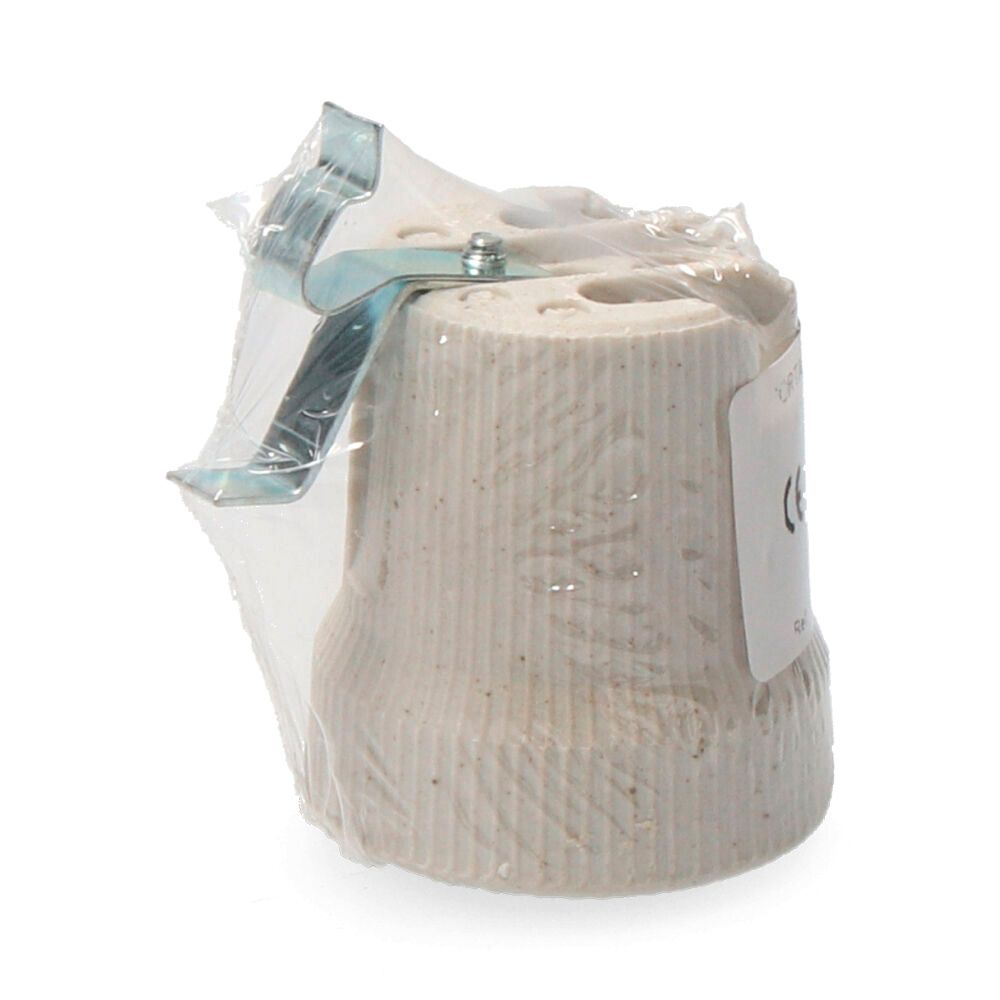 Casquilho porcelana E27 para plafons (retractilado) solera - Image 2