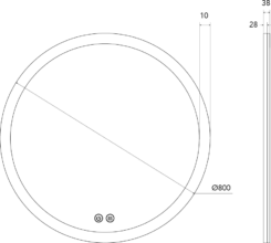 Espelho BYD-9232