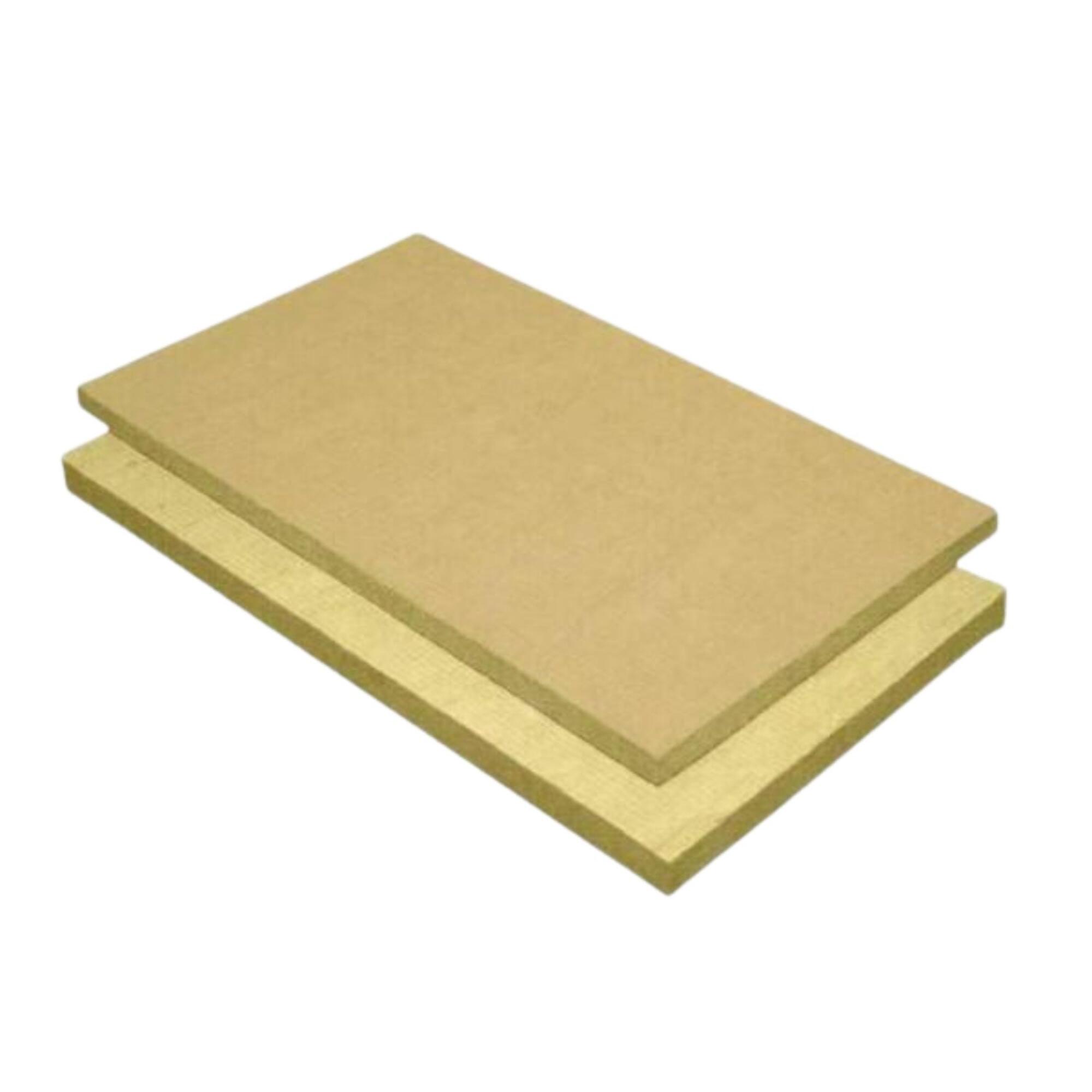 Lã de Rocha Isolamento Térmico Acústico Painel Revestido a Papel Kraft PK 55 (55 KG/M3)