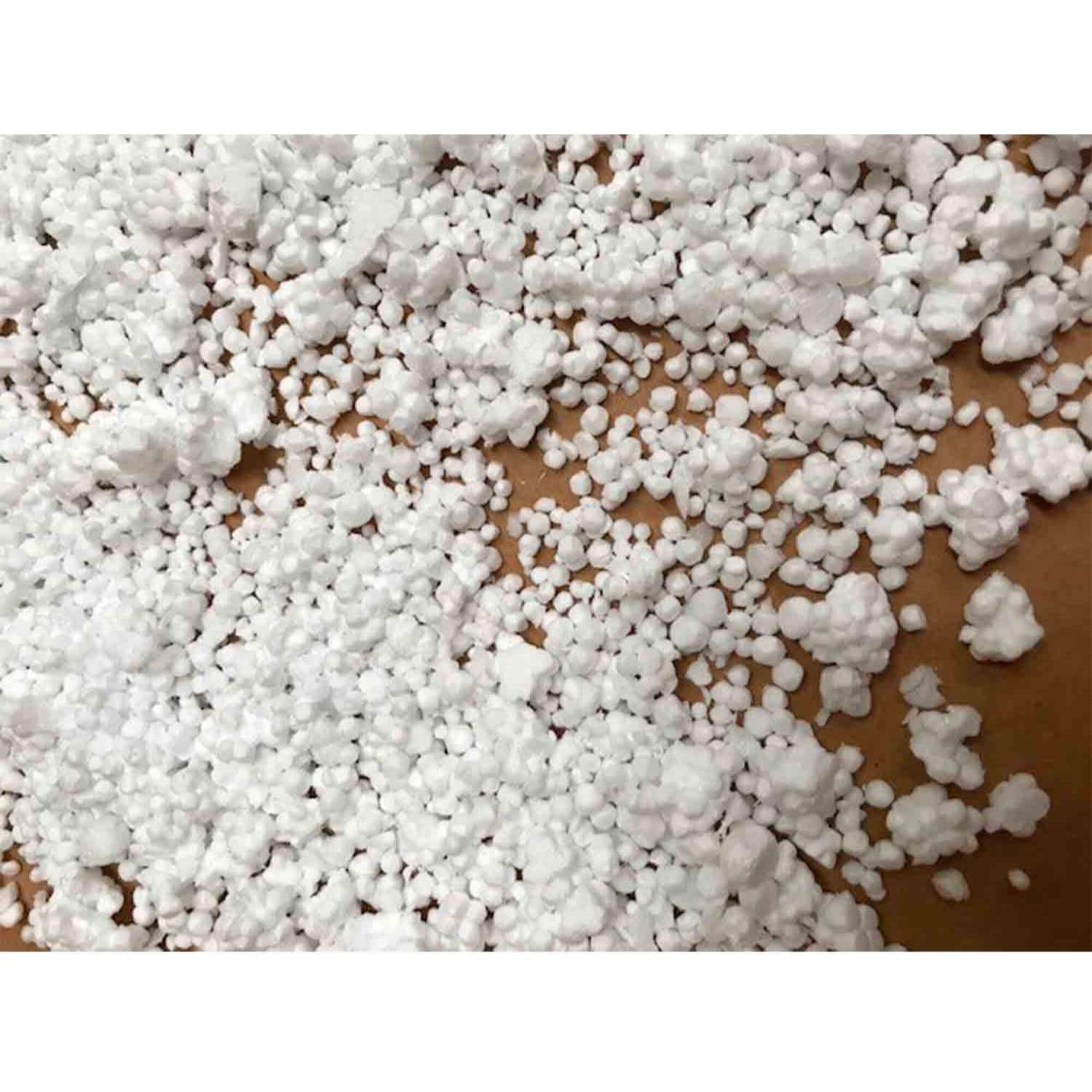 Poliestireno Expandido EPS Regranulado Irregular Aditivado TRI-LEV Saco 500L Bombagem