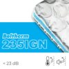 Rolo 25M2 Manta Térmica Acústica 235P Anti Fogo 25M2 - 20,83Mx1,2m 13MM Alumínio Ignífugo