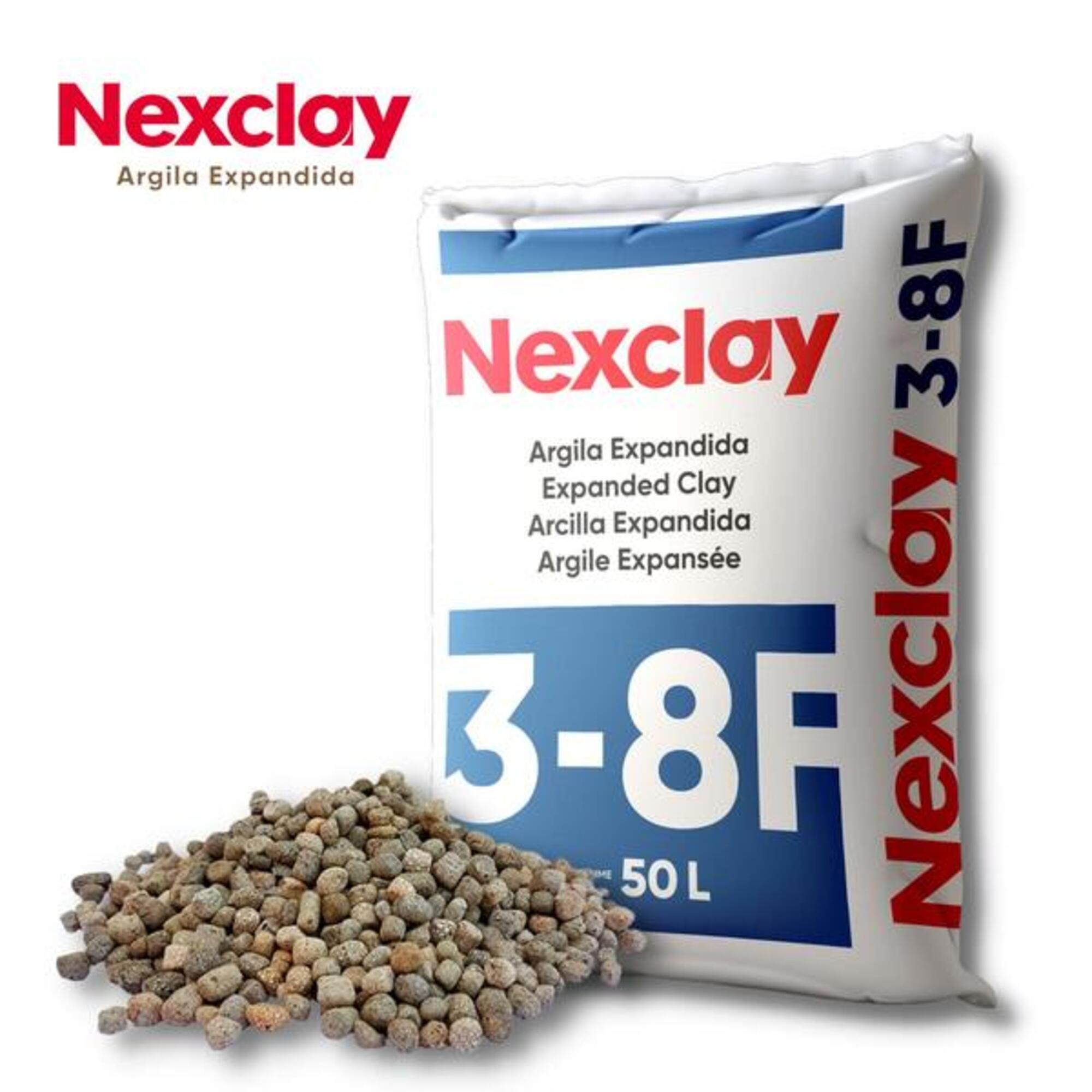 Argila Expandida 3-8F 50 Litros Isolamento Térmico Acústico Drenagem Jardinagem Decoração