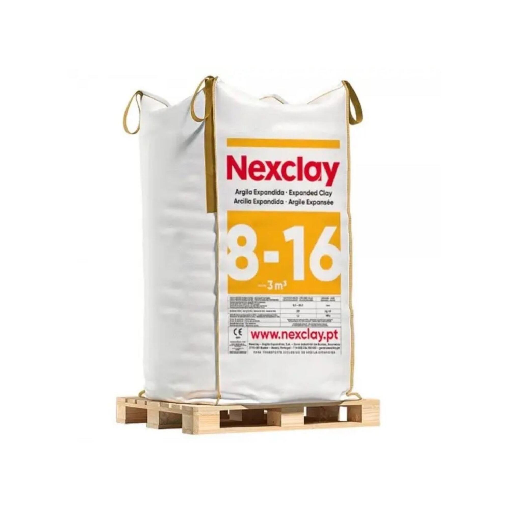 Argila Expandida 8-16 Big Bag 3M3 Isol. Térmico Acústico Drenagem Jardinagem Decoração