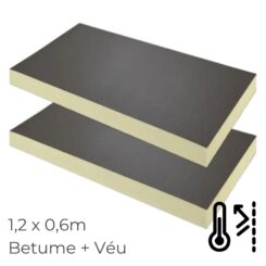 PUR EFYOS PU B Betume Face Sup. Véu Fibra Vidro Face Inf. 40mm Soldar Telas Betuminosas