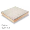 Lajeta Térmica Texlosa R Branca 60X60CM 40MM a 80MM Isolam./35MM Betonilha Palete Isolamento Térmico