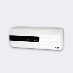 Aquecedor cerâmico split 1000 - 2000 W, com comando à distância, 57 x 14 x 22 cm