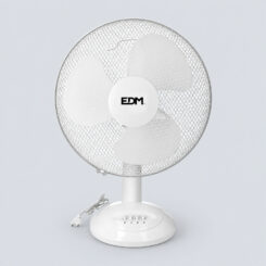 Ventilador de mesa branco: 45w, 54,14 db, pás: ø40 x 61 cm